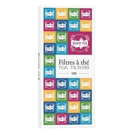 100 filtres en papier pour théière