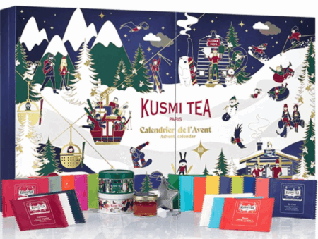 Calendrier de l'Avent 2024 Kusmi Tea Thé noir, vert, blanc, tisane, infuseur…